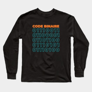 Code binaire Long Sleeve T-Shirt